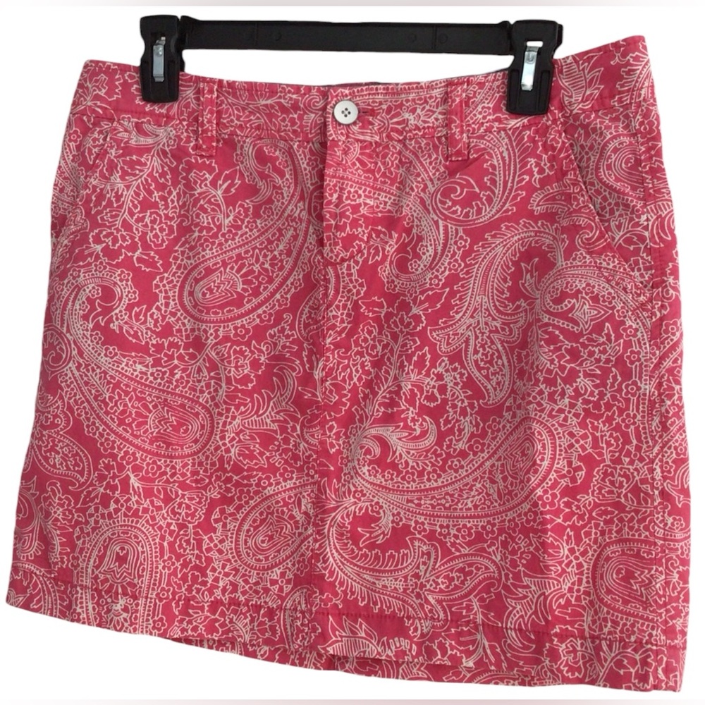🐿️G.H. Bass & Co. Pink Paisley Mini skirt